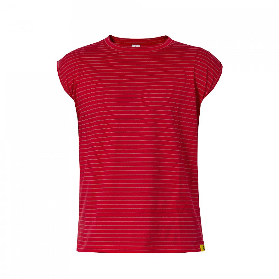 Tričko PXT Antistatic wear červená bez rukávů "U" 160 g/m2